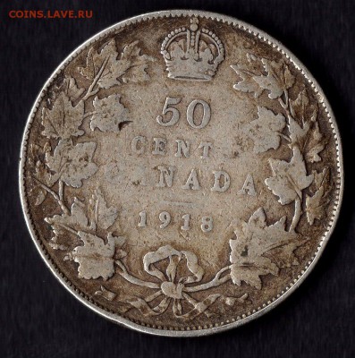 50 центов канада 1918 - canada