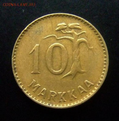 4 - Финляндия 10 марок (1953) Р