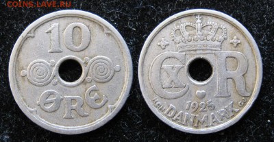 Дания 10 эре 1925: до 11.04.15 в 22.00 - 388 12 Дания 10 эре 1925   127
