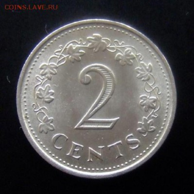 4 - Мальта 2 цента (1977) «Амазонка» Р