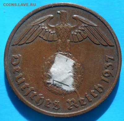 2 рейхспфеннинга 1937 А. На оценку - DSCN1271.JPG