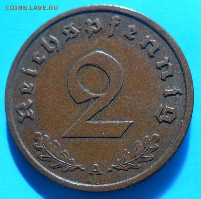 2 рейхспфеннинга 1937 А. На оценку - DSCN1270.JPG