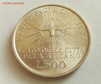 ВАТИКАН 500 лир 1963 в блеске 07.04 22:00 - IMG_20150405_103921