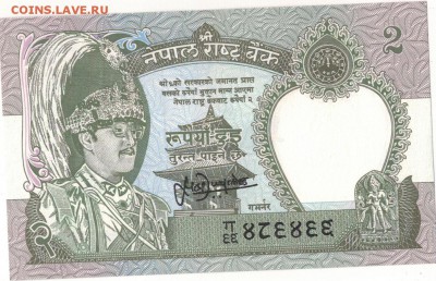 НЕПАЛ 2 РУПИИ 1981-87 ДО 09.04.15 В 22.00МСК (7666) - 1-1неп1