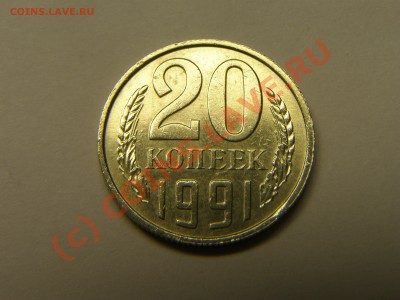 20 КОПЕЕК 1991 год БЕЗ БУКВЫ !!!В СОХРАНЕ!!! 20.06.10год - 7.JPG