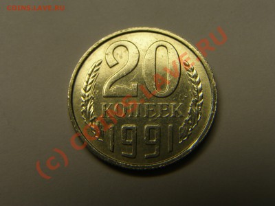 20 КОПЕЕК 1991 год БЕЗ БУКВЫ !!!В СОХРАНЕ!!! 20.06.10год - 6.JPG