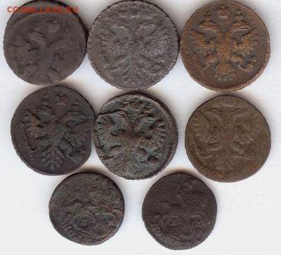 Полушки 1735-1771гг ( 8 шт )До 9.04.2015 - 010