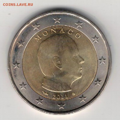 МОНАКО 2 ЕВРО 2011 ДО 09.04.15 В 22.00МСК (А869) - 1-м
