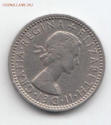 Англия 6 пенсов 1956 до 11.04.2015 - 12.1