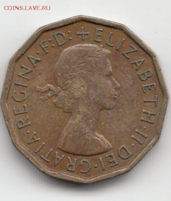 Англия 3 пенса 1966 до 11.04.2015 - 17.1