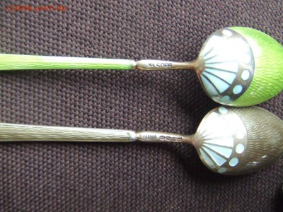 серебро.пара кофейных ложек.эмаль.925и 930пр.до7апр22-00мск - вова 022.JPG