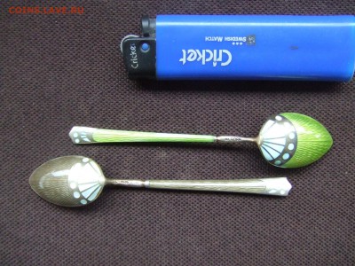серебро.пара кофейных ложек.эмаль.925и 930пр.до7апр22-00мск - вова 020.JPG