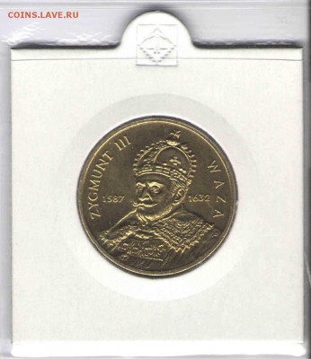 ПОЛЬША СИГИЗМУНД III ВАЗА 1998г., до 09.04.15г., 20.00 мск. - 1998 год - Сигизмунд III Ваза