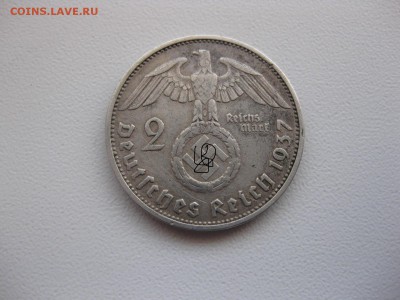 РЕЙХ,2 марки 1937F(Гинденбург)!до 8.04.2015 - IMG_3862.JPG