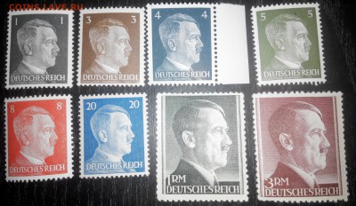 Рейх, Гитлер (голова), чистые, клей до 9.04.15 - 2015406110023