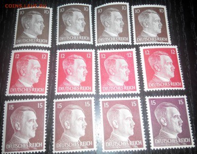 Рейх, Гитлер (голова), чистые, клей до 9.04.15 (4) - 2015406135918