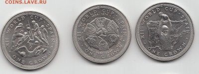 Остров Мэн Набор крон ЧМ по футболу 1982 (4 шт.) до 11.04 - 42.1
