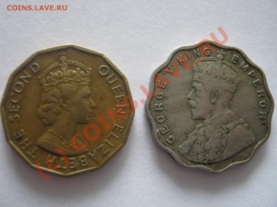 Нигерия 3 пенса 1959 г. Британская Индия 1 анна 1918 г. - Изображение 4930