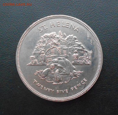 25 пенсов о.Святой Елены 1977 "Крона" - DSCN3306.JPG
