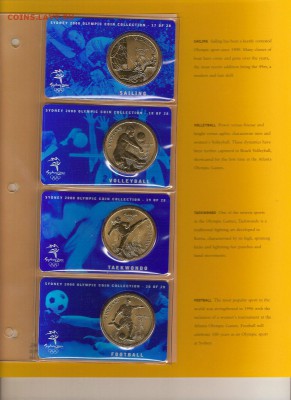 Набор Австралии Олимпиада Сидней 2000 5$ UNC 28 шт в альбоме - $_557.JPG