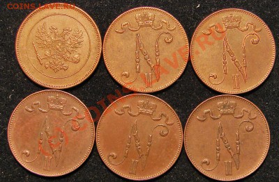 5 пенни х 6 шт 1913-1917, до 22.06.10 21-00+ - Тота