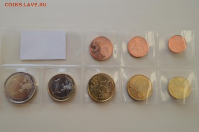 Набор монет Евро Австрия 2014г из ролов - DSC_1407.JPG