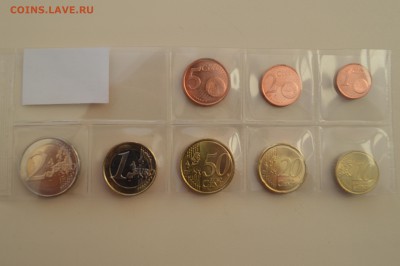 набор  монет Евро Люксембург 2009г - DSC_1400.JPG