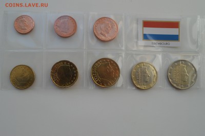 набор  монет Евро Люксембург 2009г - DSC_1400 (2).JPG