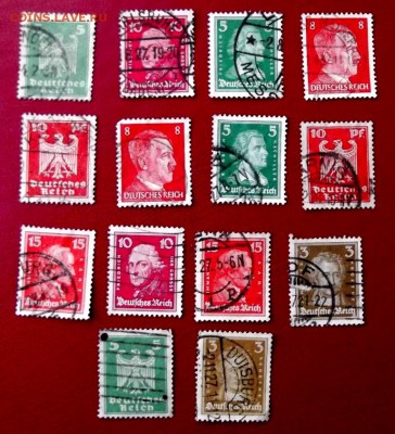 Марки Германия рейх 14 шт. до 13.04.15г. до 22-00 мск - DSCF2980.JPG