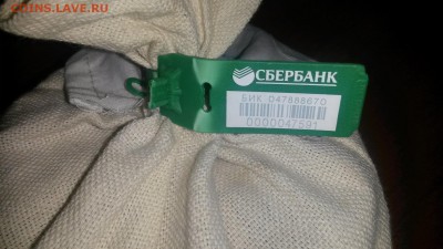 Мешок копеек под пломбой Сбера - 20150407_203139