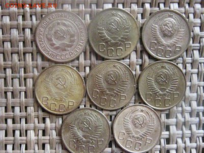 3 копейки, 8 шт. 1929г.-1957г. Без повторов. До 14.04.2015г. - 13 и 14 020.JPG