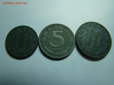 Монеты Австрия разные номиналы - DSC08468.JPG