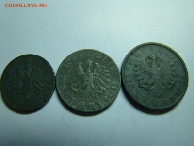 Монеты Австрия разные номиналы - DSC08471.JPG
