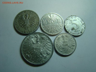 Монеты Австрия разные номиналы - DSC08467.JPG