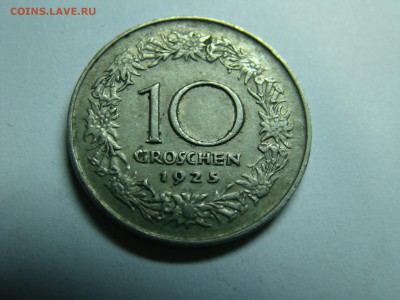 Монета Австрия 10 грошей 1925 22.10 мск 12.04.2015 - DSC08488.JPG