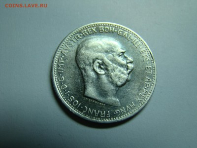 Монета Австро-Венгрия 1 крона 1915 22.10 мск 12.04.2015 - DSC08487.JPG
