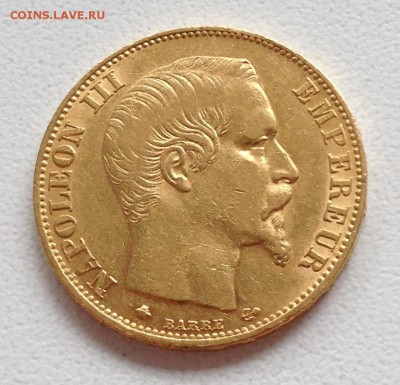 20 Франков 1860 год. Золото. до 10.04.2015 в 22.00 - IMG_7865.JPG