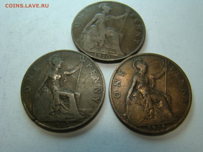 Монеты Великобритания 1пенни 1910-67 - DSC08650.JPG
