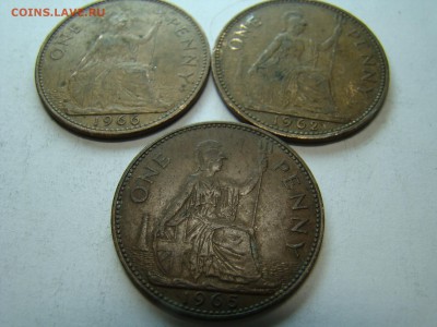 Монеты Великобритания 1пенни 1910-67 - DSC08653.JPG