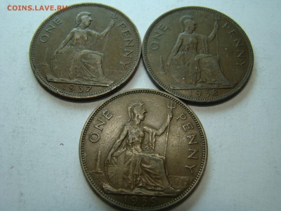Монеты Великобритания 1пенни 1910-67 - DSC08657.JPG