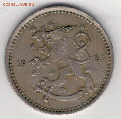 Финляндия марка 1921 до 13.04.15 в 22.00мск (А969) - 4-ф1м21