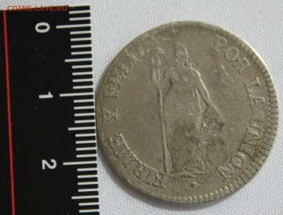 ПЕРУАНА 2 реала  1841г. предпродажная оценка. - IMG_4846.JPG