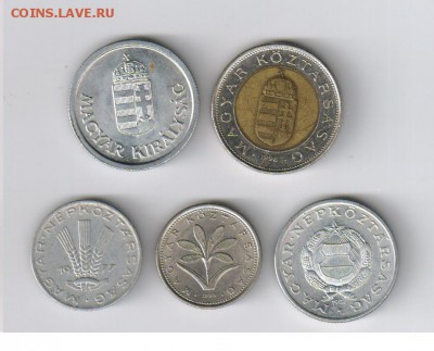 ВЕНГРИЯ - 5 монет 1944-1998 до 16.04.2015г 21-00 - ВЕНГРИЯ - 5 шт[2]