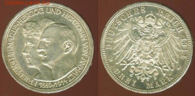 3 марки 1914 Ангальт до 17.04.15 22.00 мск - Панорама 1