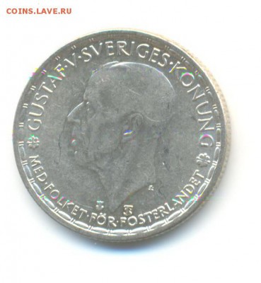 Ag. Швеция 1 крона 1949 . до 15.04 22:00 - 1