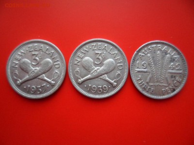 с рубля! 3 пенса Австралия и Н.Зеландия 1937-42 14.04 23.05 - SAM_3040.JPG
