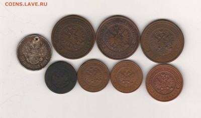 2, 3, 5 копеек 1868-1916 (7 штук) + бонус до 16.04 22:00 МСК - 1emp02
