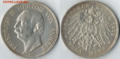 3 марки Ангальт 1911г до 19.04.15 22.00мск есть блиц - 2