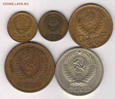 МОНЕТЫ СССР ЛОТ 4 1940-74 ДО 16.04.15 В 22.00МСК (А965) - 2-наб50
