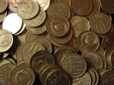 110 монет СССР, 10 копеек с мешка. 1980-90гг. - DSC09795.JPG